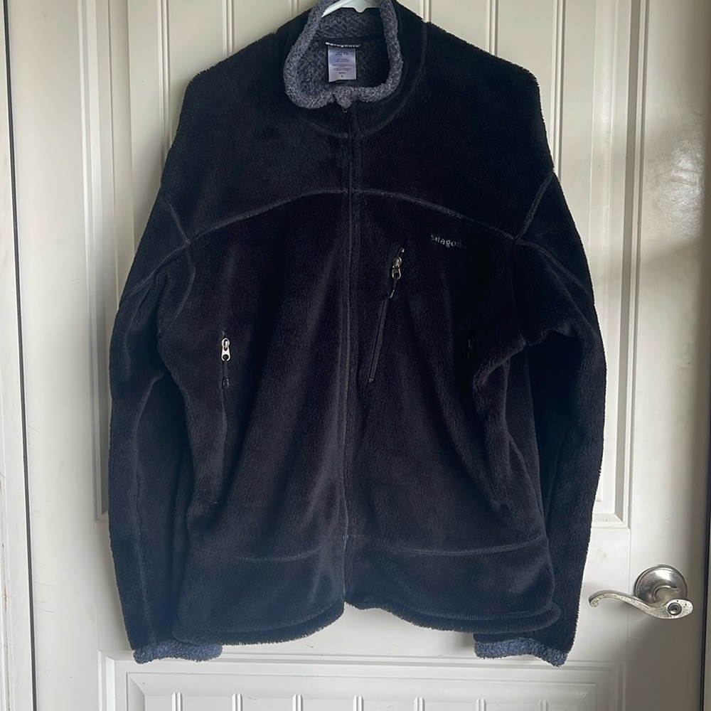 Patagonia Regulator R4 Windbloc Polartec Black Fleece Jacket Men’s Large